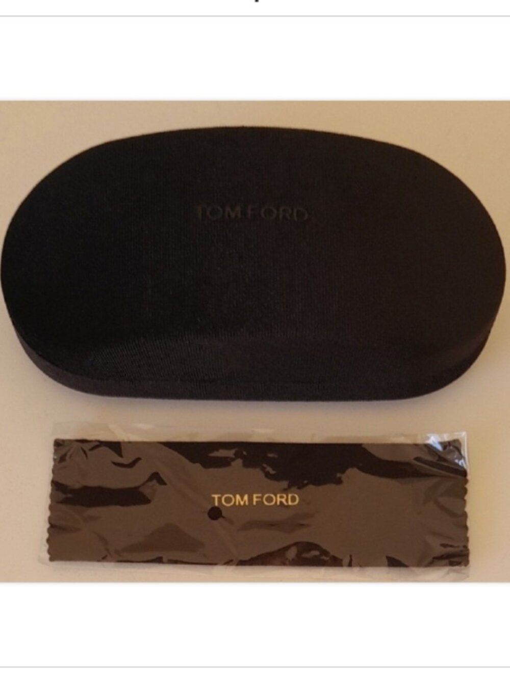 Tom Ford Velour Velvet Sunglasses Eyeglasses Case Dust Cloth